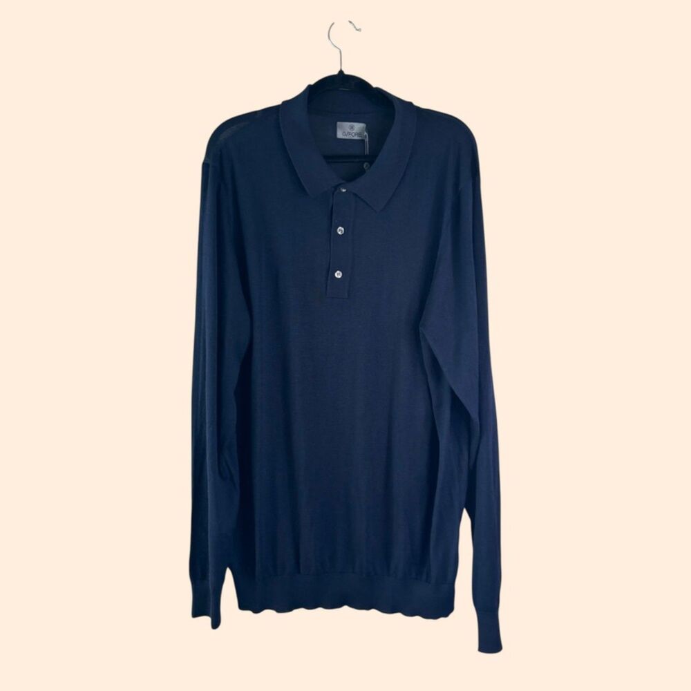 G/FORE Knit Long Sleeve Polo Shirt